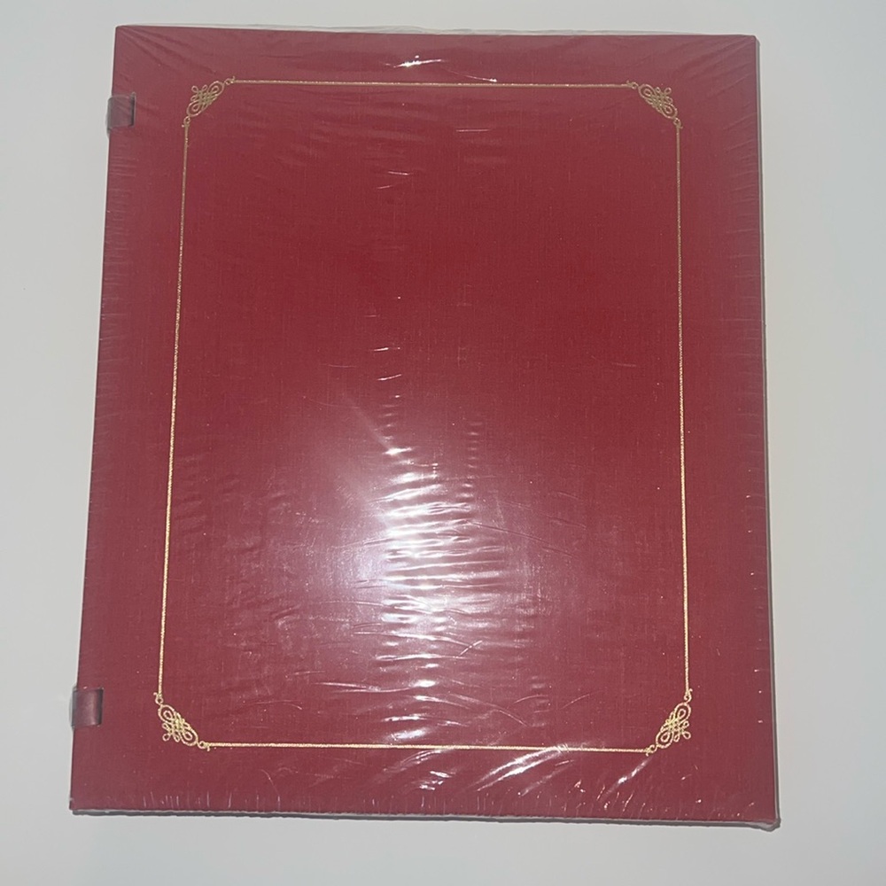 New Creative Memories 8x10 Burgundy Photo Album